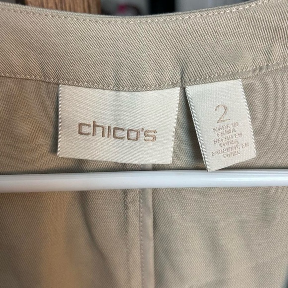 Chico’s Tan Fast Cardigan Duster – Size L/12 - Picture 4 of 8